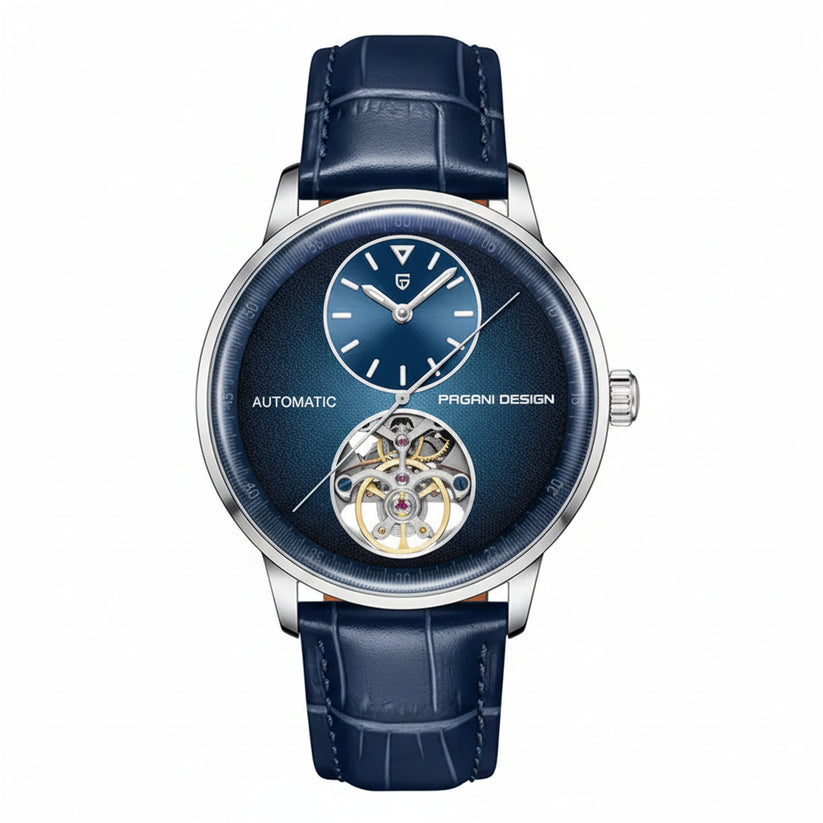 Pagani Design Blue Leather Strap Pd-1796