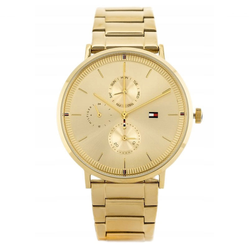 Tommy Hilfiger Women’s Quartz Gold Stainless Steel Gold Dial 38mm Watch 1782297