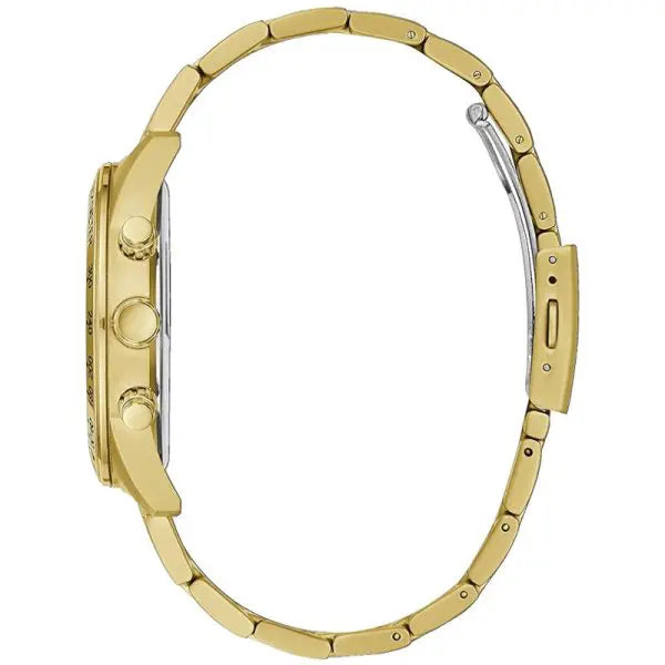 Guess Men’s Quartz Gold Stainless Steel Gold Dial 42mm Watch GW0329G3