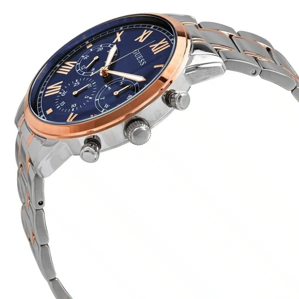 Guess Hendrix Men’s Chronograph Stainless Steel Blue Dial 44mm Watch W1309G4