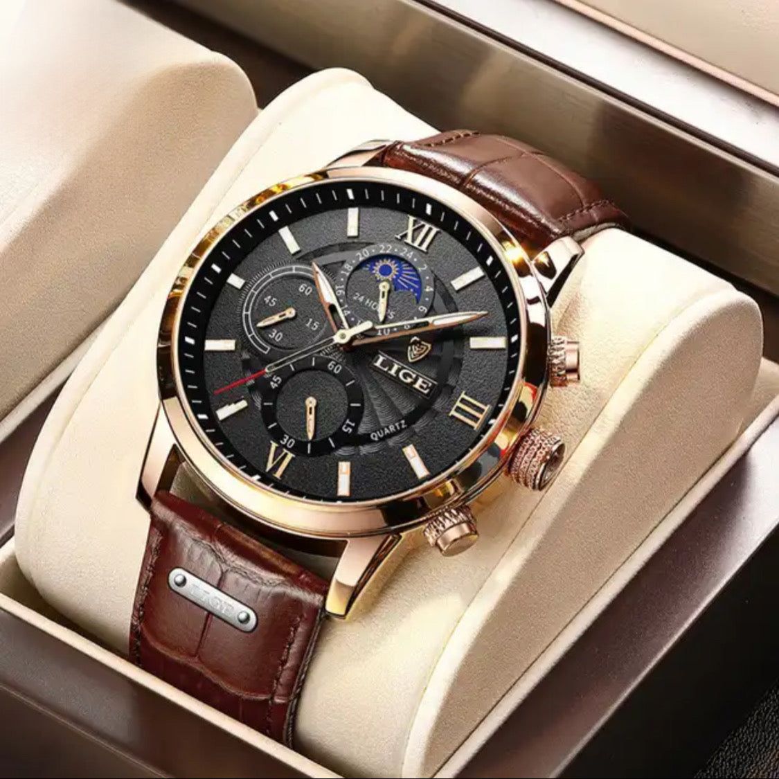 Luxury Leather watch Casual