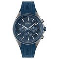 HUGO BOSS Sport Blue Silicone Strap Blue Dial Chronograph Quartz Watch for Gents - 1513856