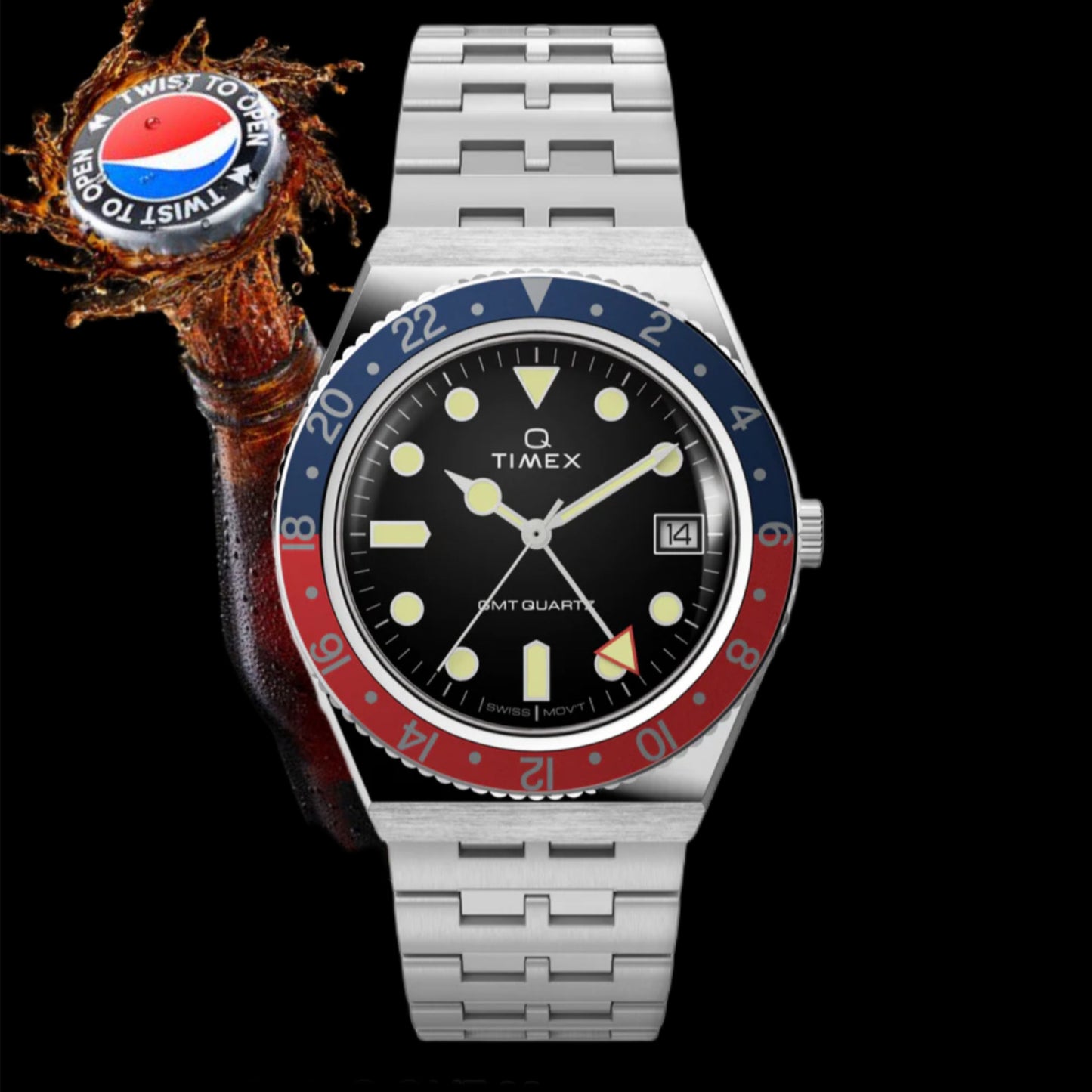 Timex Q "Pepsi"