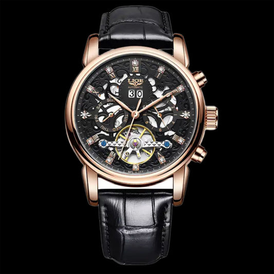 Tourbillon Automatic Leather Band