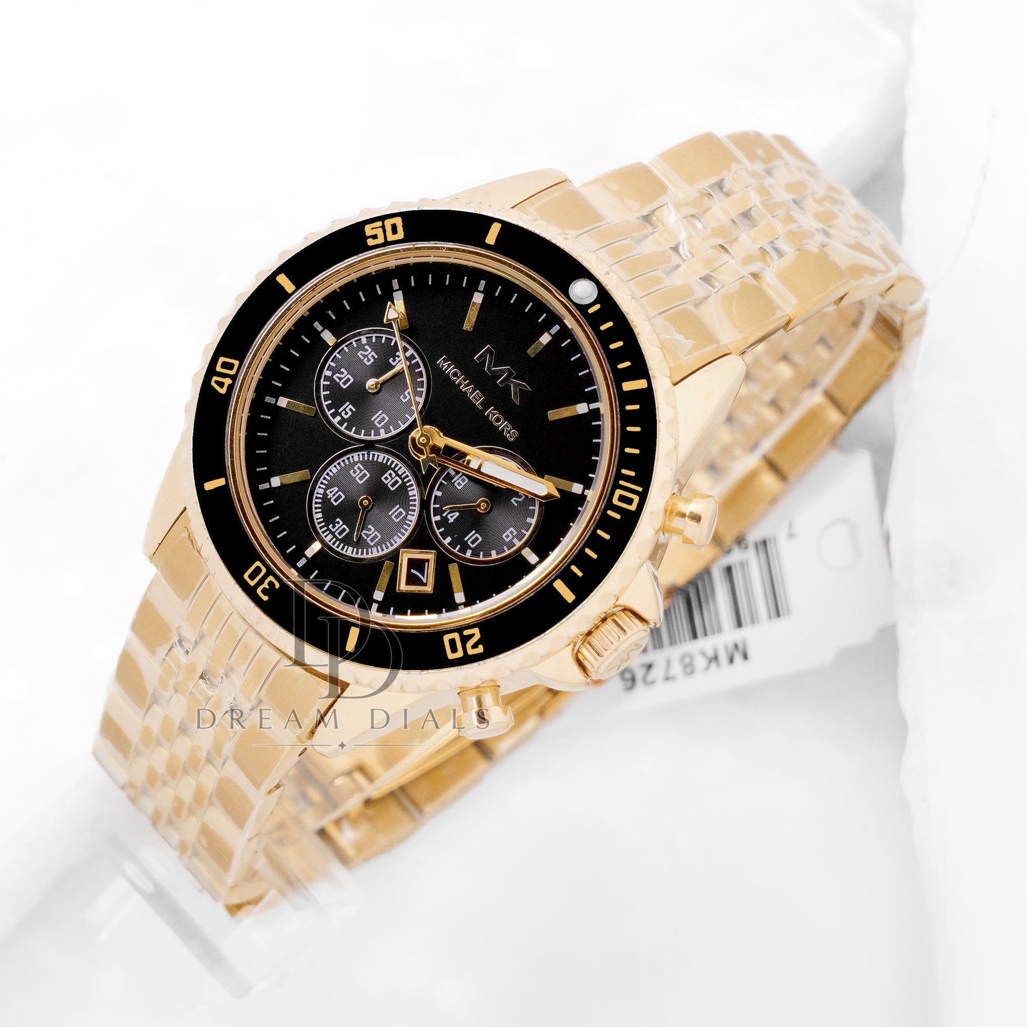 Michael Kors Women’s Quartz Gold Stainless Steel Mother Of Pearl Dial 38mm Watch MK7241
