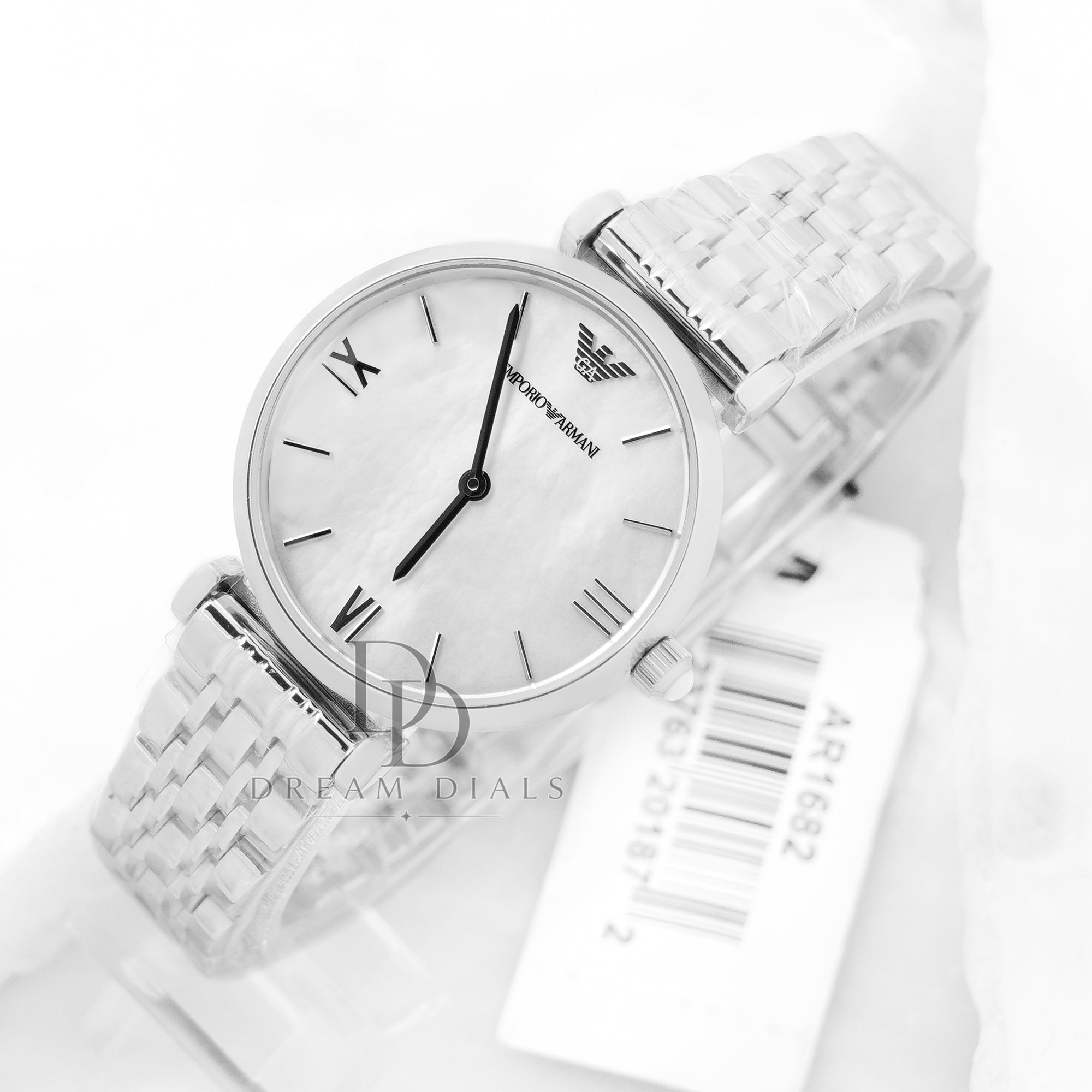 Emporio Armani Classic Mother of Pearl Dial Ladies Watch AR1682