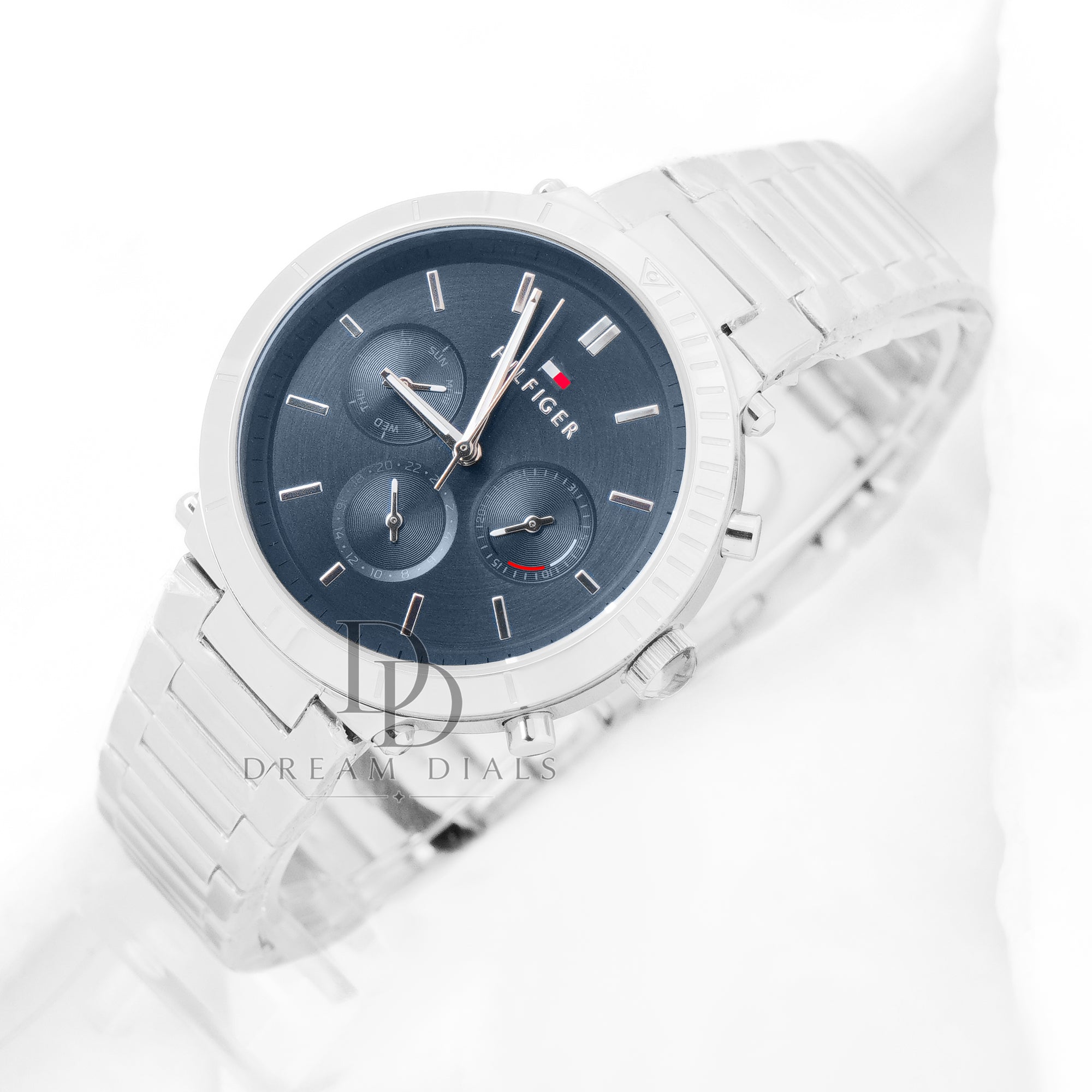 Tommy Hilfiger Women’s Quartz Stainless Steel Blue Dial 38mm Watch 1782349