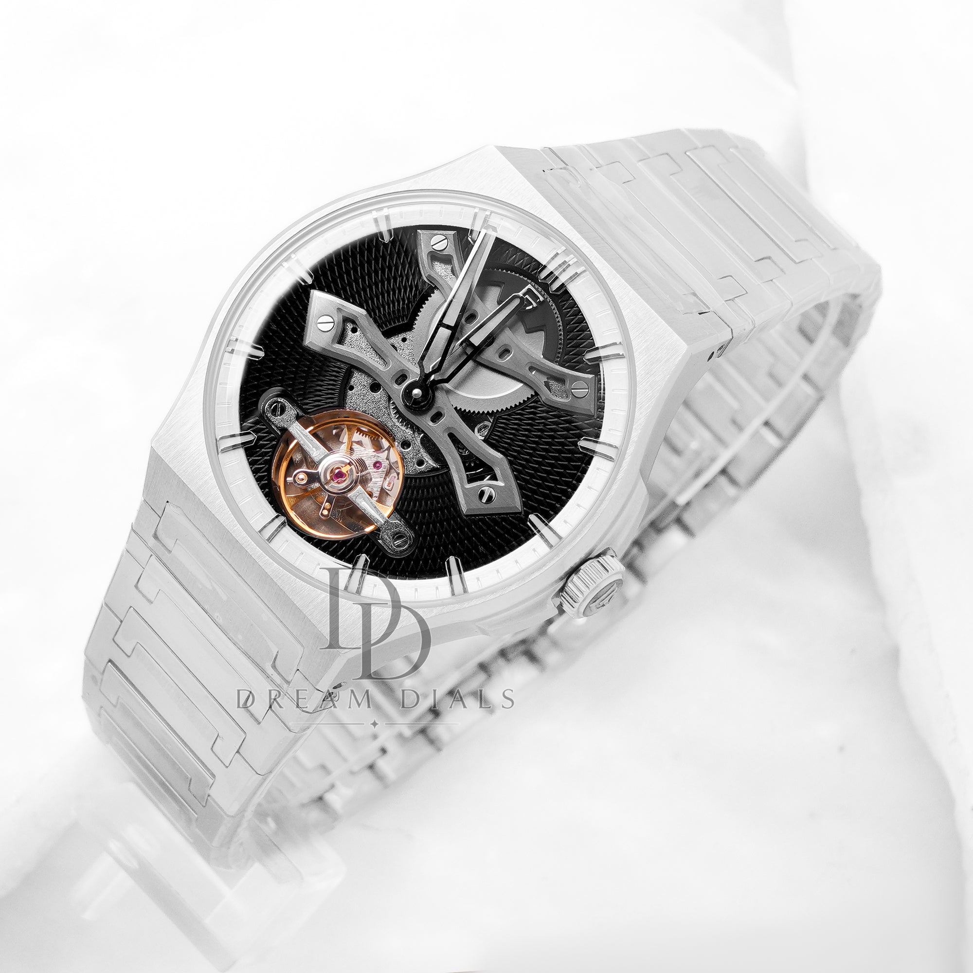 Pagani Design Skeleton Automatic Men's Watch Ys028- Black