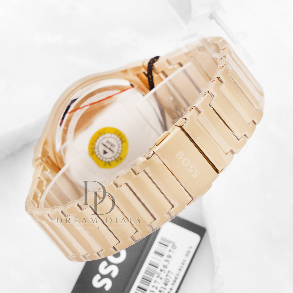 Hugo Boss Men’s Quartz Gold Stainless Steel Black Dial 41mm Watch 1514077
