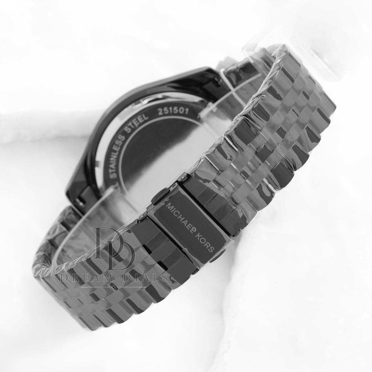 Michael Kors Men’s Quartz Stainless Steel Black 45mm Watch MK8320