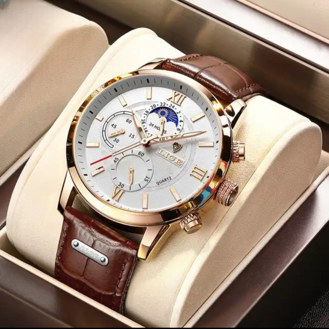 Luxury Leather watch Casual