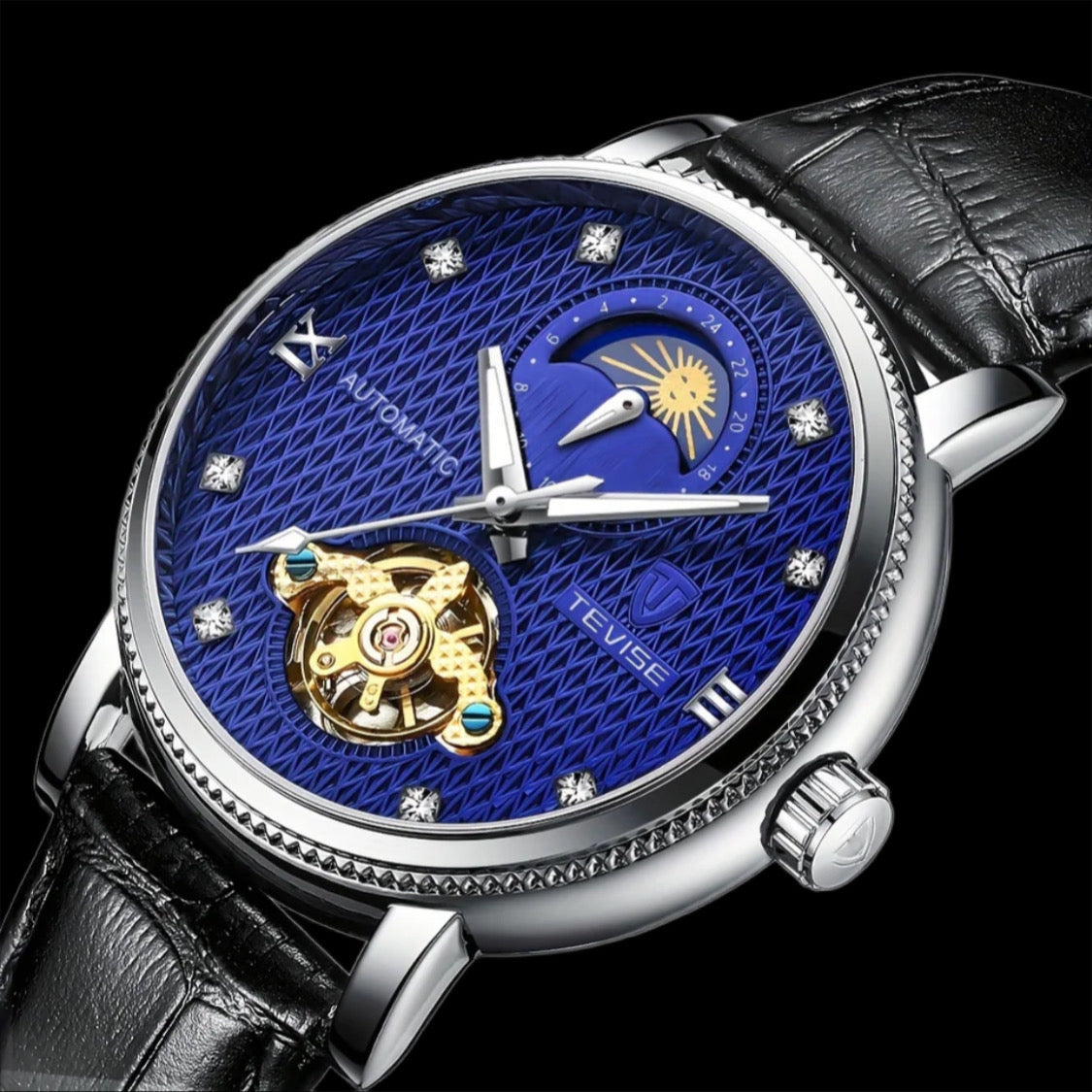 Tourbillon moon phase Chronograph