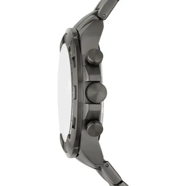 Fossil Men’s Quartz Grey Stainless Steel Black Dial 44mm Watch FS5852