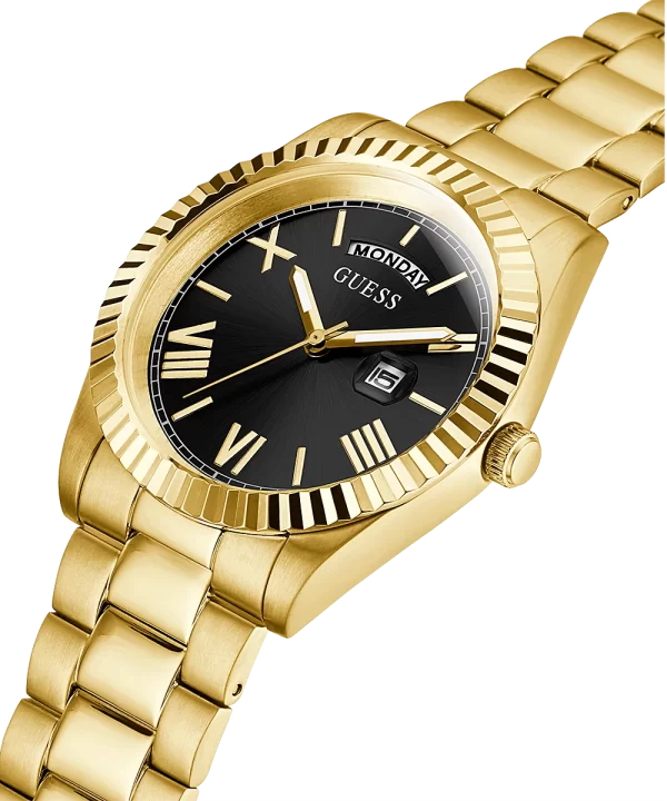 Guess Men’s Quartz Stainless Steel Black Dial 42mm Watch GW0265G3