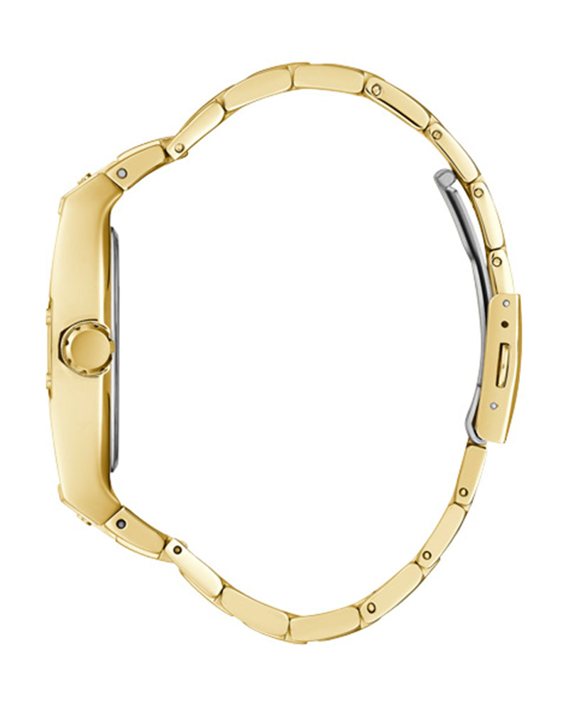 Guess Men’s Gold Stainless Steel Green Dial 43mm Watch GW0456G3
