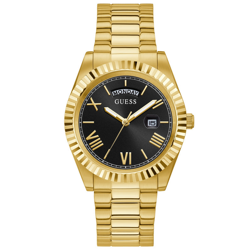 Guess Men’s Quartz Stainless Steel Black Dial 42mm Watch GW0265G3
