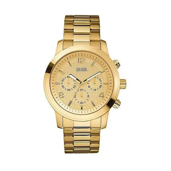 Guess Men’s Quartz Gold Stainless Steel Gold Dial 42mm Watch W15061G2
