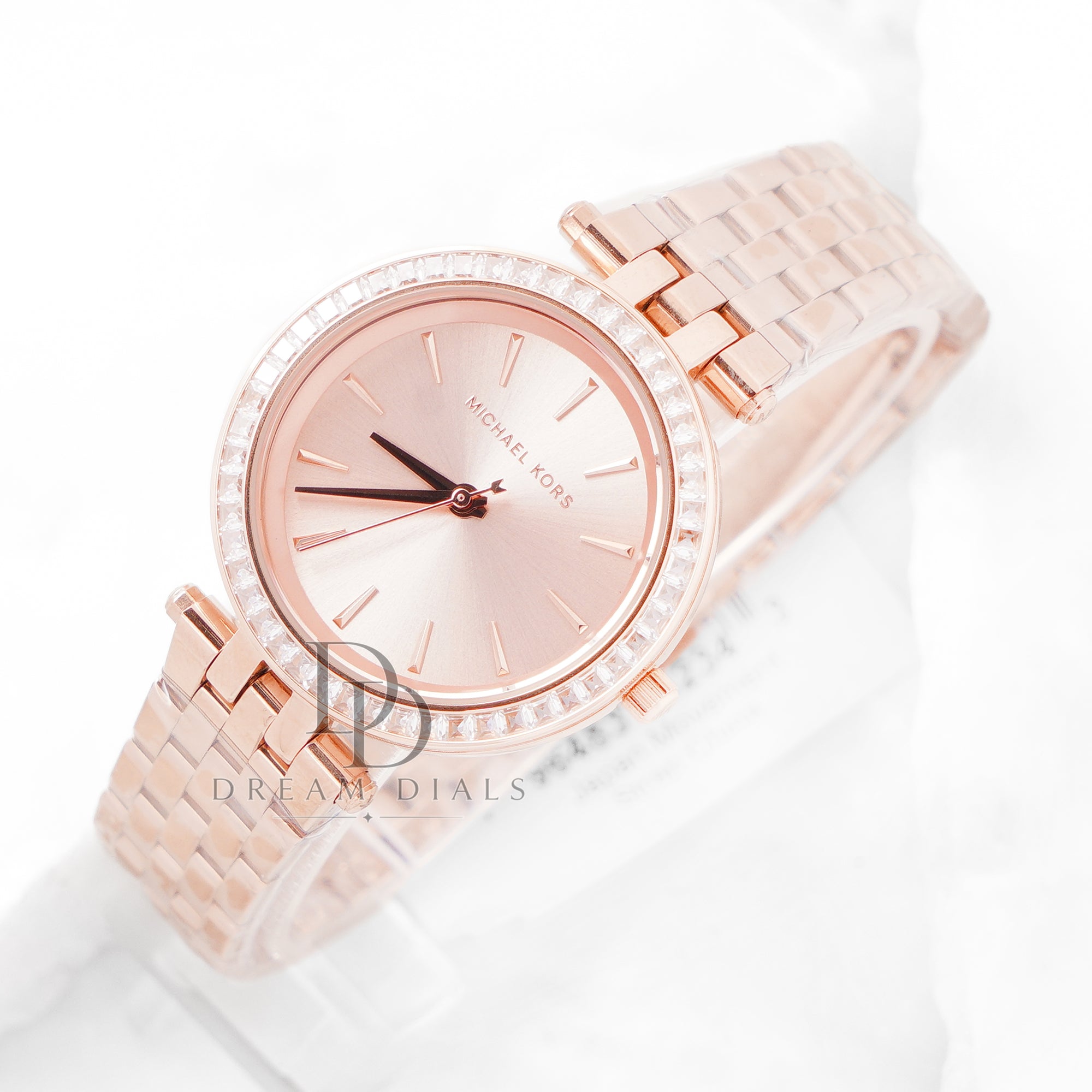 Michael Kors Women’s Quartz Stainless Steel Rose Gold Dial 33mm Watch MK3366