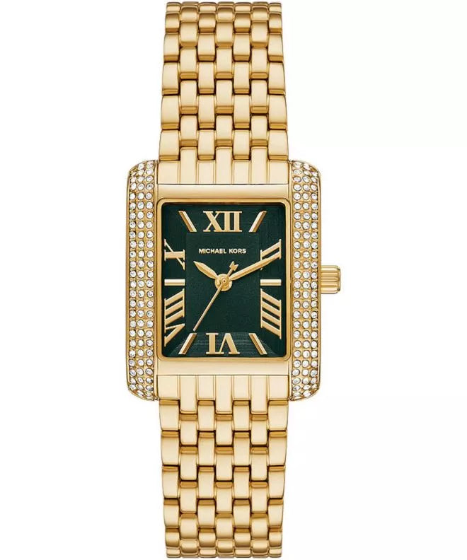 Michael Kors Emery Women’s Quartz Gold Green Dial 33mm Watch MK4742