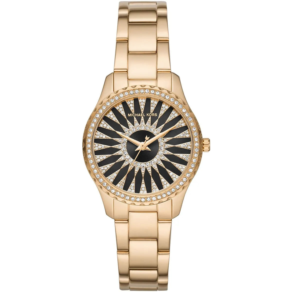 Michael Kors Women’s Black & Crystal Dial 33mm Watch MK6892