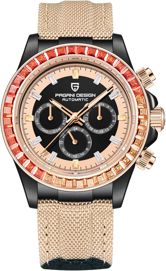 Pagani Design Strap Automatic Rainbow Circle Men's 40mm | Pd-1732