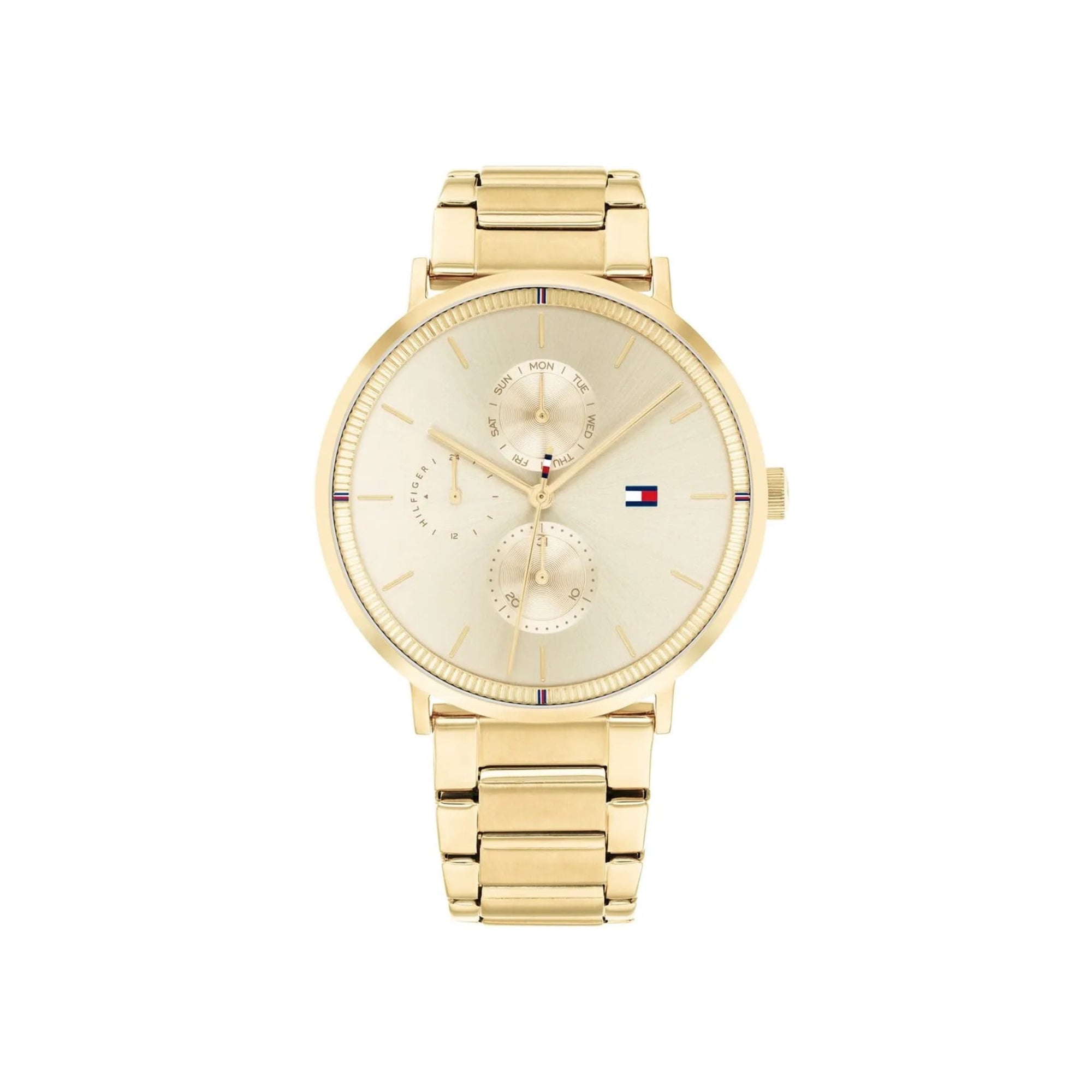 Tommy Hilfiger Women’s Quartz Gold Stainless Steel Gold Dial 38mm Watch 1782297