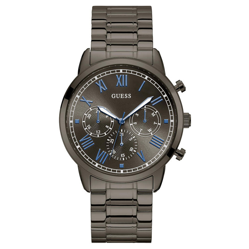 Guess Hendrix Men’s Grey Stainless Steel Grey Dial 44mm Watch W1309G3