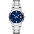 Burberry  Silver Stainless Steel Blue Dial Quartz Watch for Gents - BU9031
