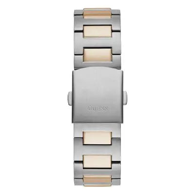 Guess Men’s Quartz Two Tone Blue Dial 42mm Watch GW0572G4