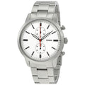 Fossil Men’s Quartz Stainless Steel White Dial 44mm Watch FS5346
