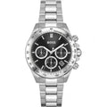 Hugo Boss 1502614 Ladies Quartz Silver Stainless Steel Black Dial 38 Watch