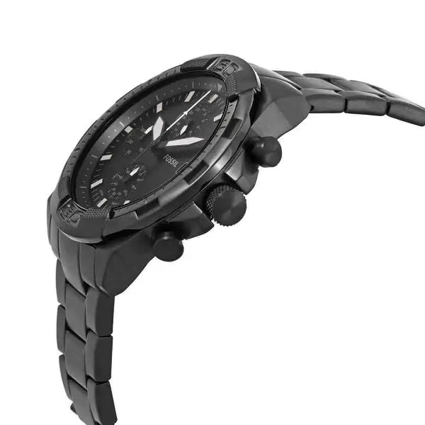 Fossil Men’s Quartz Black Stainless Steel Black Dial 44mm Watch FS5853