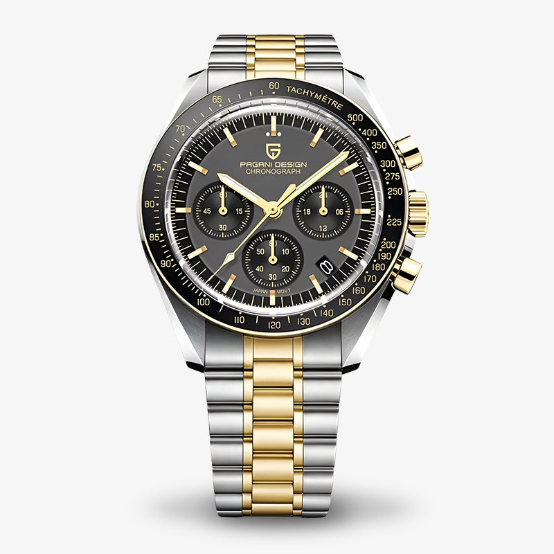 Pagani Design Men's Two Tone Chain Watches Quartz Chronograph | Pd-1701