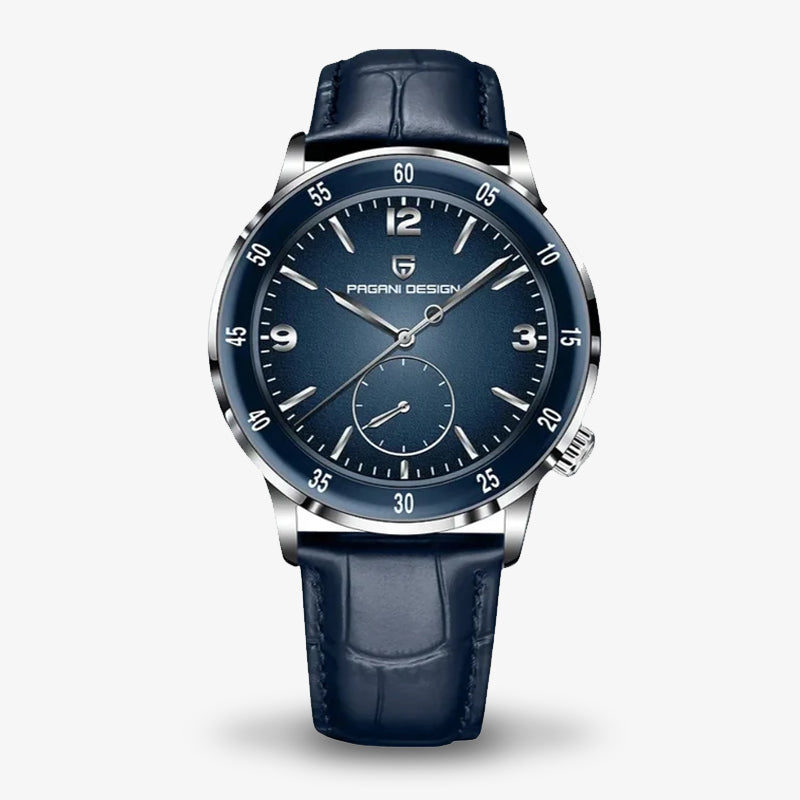 Pagani Design Pd-1790 Blue Strap And Dial For Men's Watch