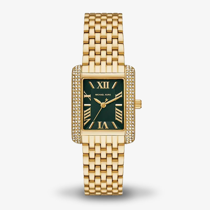 Michael Kors Emery Women’s Quartz Gold Green Dial 33mm Watch MK4742